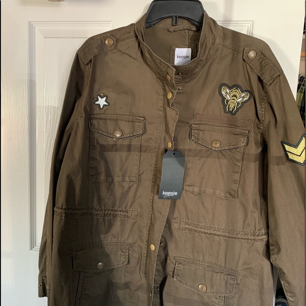 Brand new Kenzie military style jacket